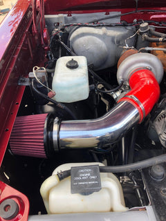 HSS 91-93 Dodge Ram Cummins 12V Diesel 4 Inch Cold Air Intake With Air Filter 1st gen first gen